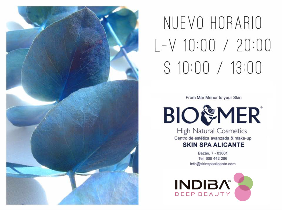 Nuevo horario Skin Spa Alicante